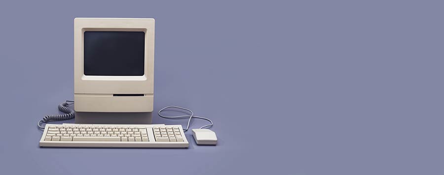 Old Apple Mac Computer