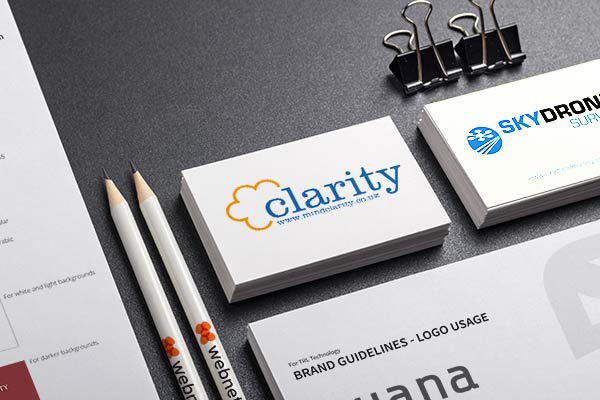 Printed branding examples