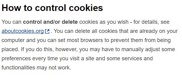European Commission Cookie Control