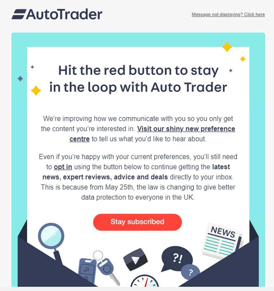 auto trader repermissioning