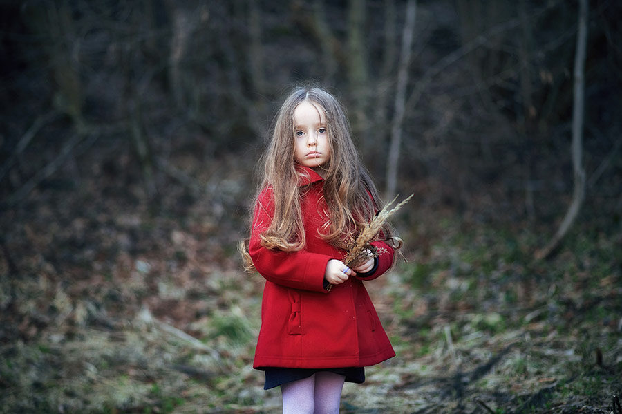 Girl with Red Coat