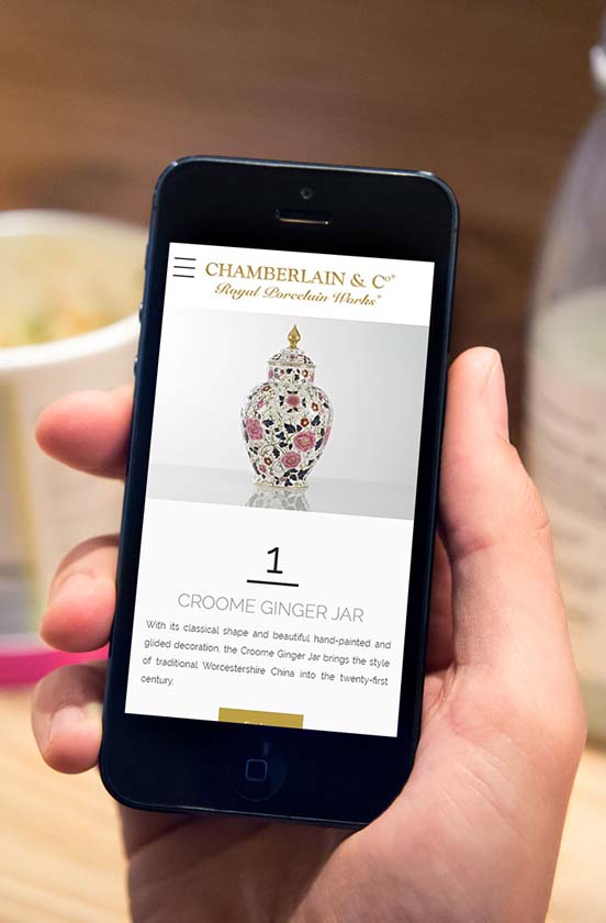 Parallax mobile website