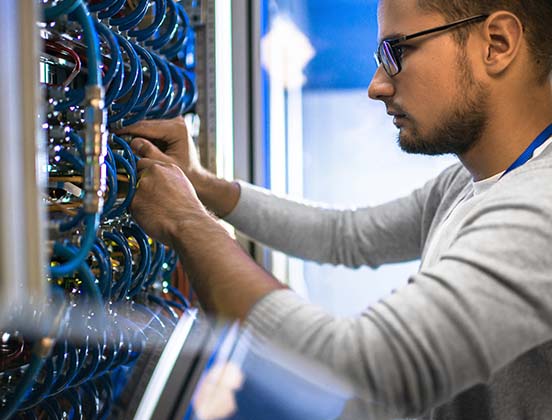 Continental Corporate Tim working on hardware