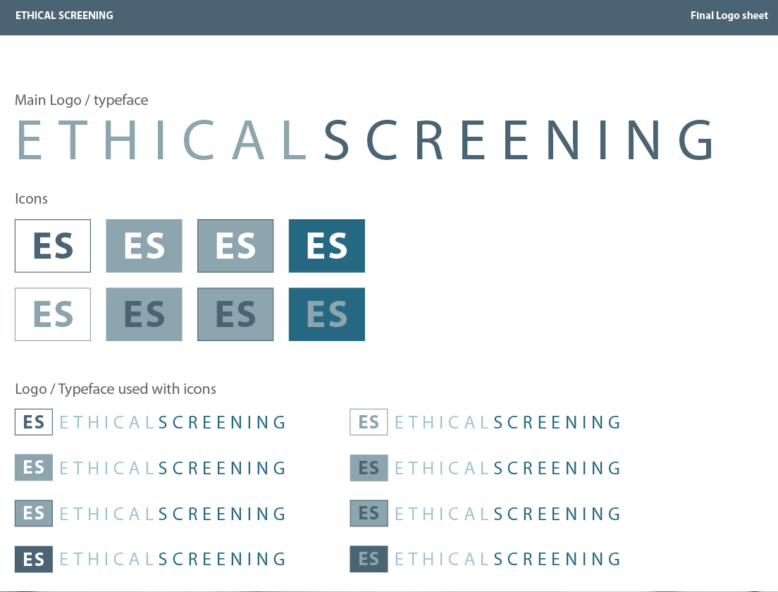 Ethical Screening Brand Design