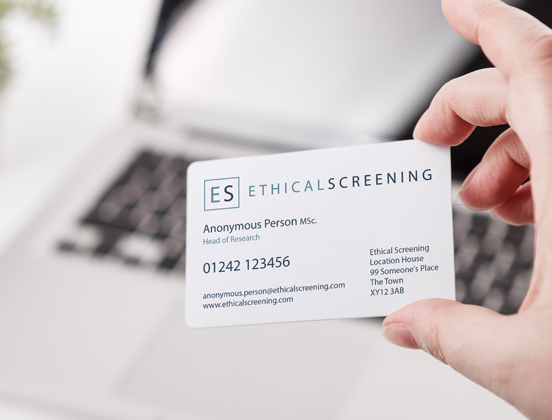 Ethical Screening Brand Design
