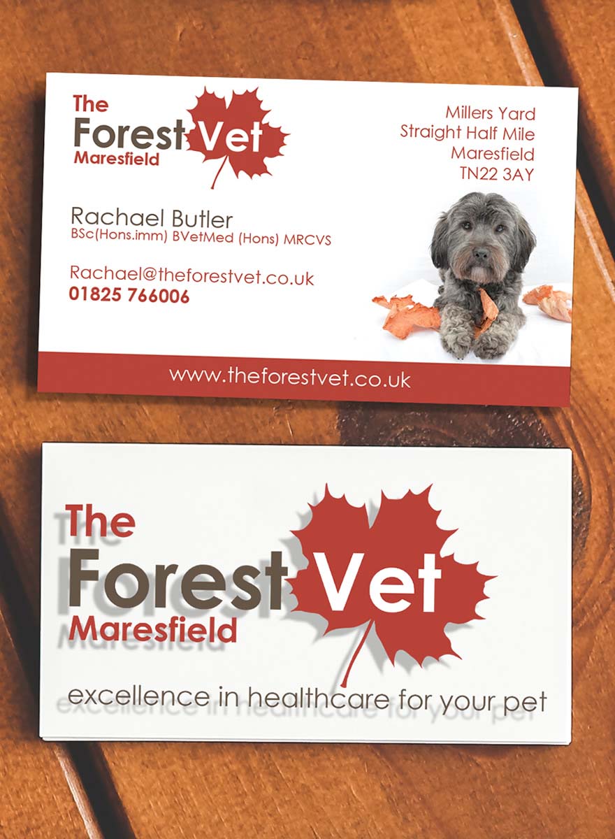 The Forest Vet Business Card