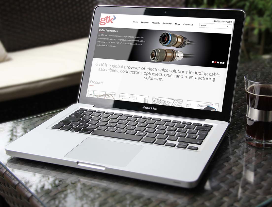 GTK responsive website on MacBook